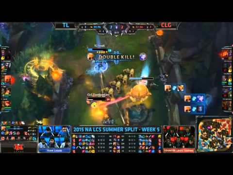 Doublelift & Noob Gang 4v1 vs Fenix Azir & Get Wiped