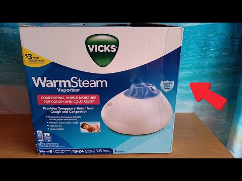 How to Use the Vicks Warm Steam Vaporizer | Nighttime Relief