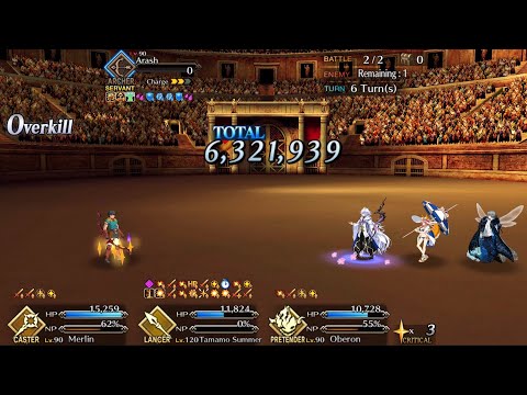 Brute Forcing Nerofest Arash with Tamamo Lancer