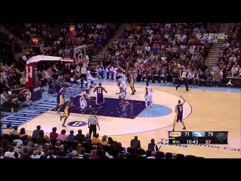02 08 2013   Lakers vs  Bobcats   Team Highlights