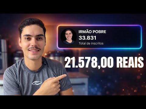 Finanças e investimentos: How much did YouTube pay me with 33,000 subscribers per MONTH (actual value)?