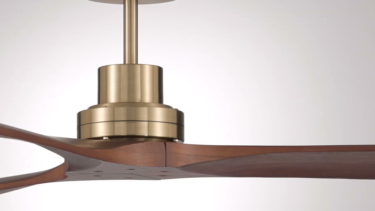 Video 1 Watch A Video About the 52 Casa Delta DC Soft Brass Ceiling Fan with Remote