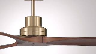 1_Watch A Video About the 52 Casa Delta DC Soft Brass Ceiling Fan with Remote