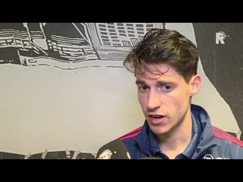 Marko Vejinovic na afloop van Heracles Almelo - Feyenoord