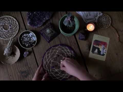 Creating Purple Dreamcatcher and Ritual