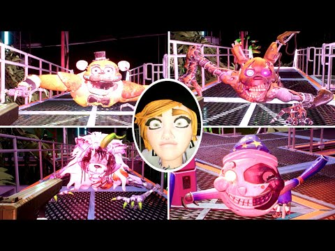 ALL NEW BROKEN BOSSES OVER MONTY - Five Nights at Freddy's: Security Breach