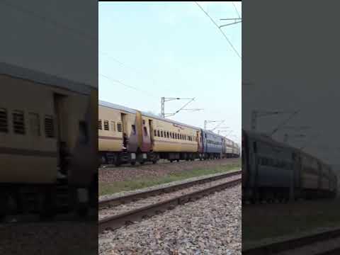 Ranikhet Express kathgodam Jaisalmer ICF WAP 7 ijjatanagar loc shed #short #train