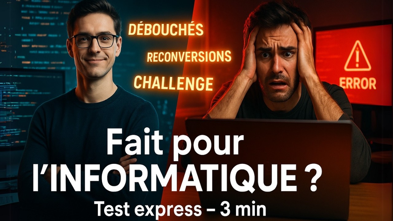 Savoir en 3 minutes si tu es faite pour l'informatique