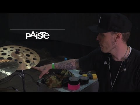 Paiste Cymbal Setup: Ben Ellingworth drummer for Illy