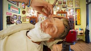 💈 Old-World Shave In An Antique Argentine Barbershop 🇦🇷