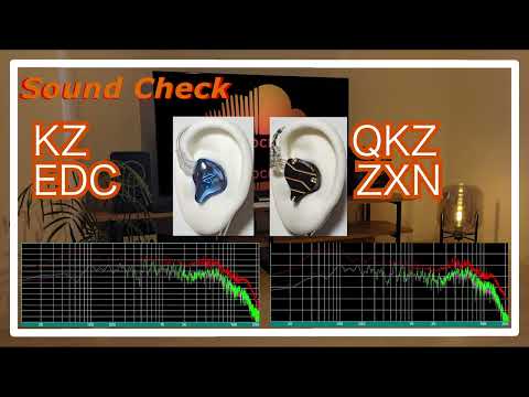KZ EDC vs QKZ ZXN [IEMs Chinese In-Ear headphones Sound Comparison 中華イヤホン音比較]