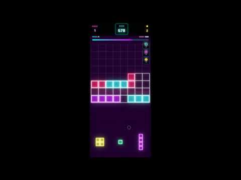 Neon Block Puzzle video thumbnail