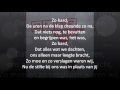 Bløf - Zo Stil (lyrics) 