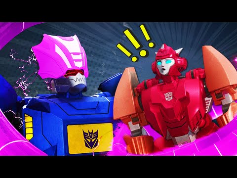 Sea MONSTER Soundwave Captures Elita-1!  | S02 | E03 | Transformers: CYBERWORLD