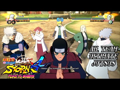 All Hokages Ultimate Jutsus | Team Ultimate Jutsus - Naruto Shippuden: Ultimate Ninja Storm 4