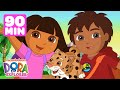 Dora Diego S Daring Baby Jaguar Rescues 90 Minutes Dora The Explorer Dora Friends