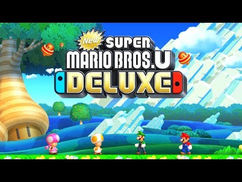 New Super Mario Bros. U Deluxe - Part 1 [Acorn Plains-1] - Nintendo Switch Video