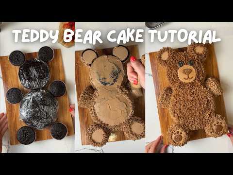 Beginner Friendly Teddy Bear Cake Tutorial | Cake Decorating 101