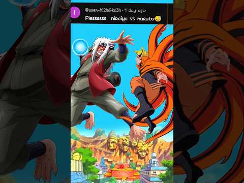 Jiraiya vs Naruto | who is strong? #naruto #jiraiya #youtubeshorts #shorts #narutoshippuden