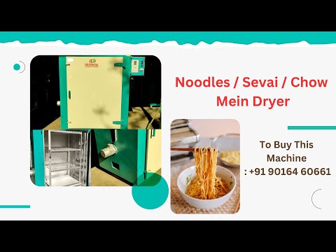 Custom Noodles and Chowmin Dryer video thumbnail