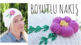 örgüleri süsleme zamanı/Boyutlu çiçek nakış/Figen Ararat