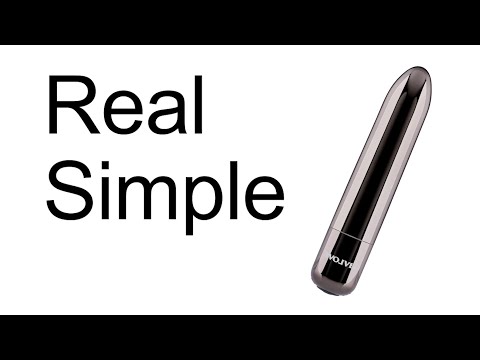 Evolved Real Simple Mini Bullet Vibrator Juodas Chrome USB Rechargeable video