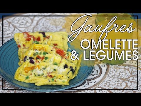 Recette Gaufres aux courgettes et feta