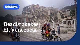 Two strong earthquakes rock Venezuela minutes apart causing widespread destruction | ABC NEWS
