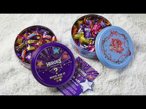 Cadbury Roses & Heroes Tins form Cadbury Gifts