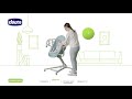 Кроватка-стульчик Chicco BABY HUG 4 в 1, бирюзовый