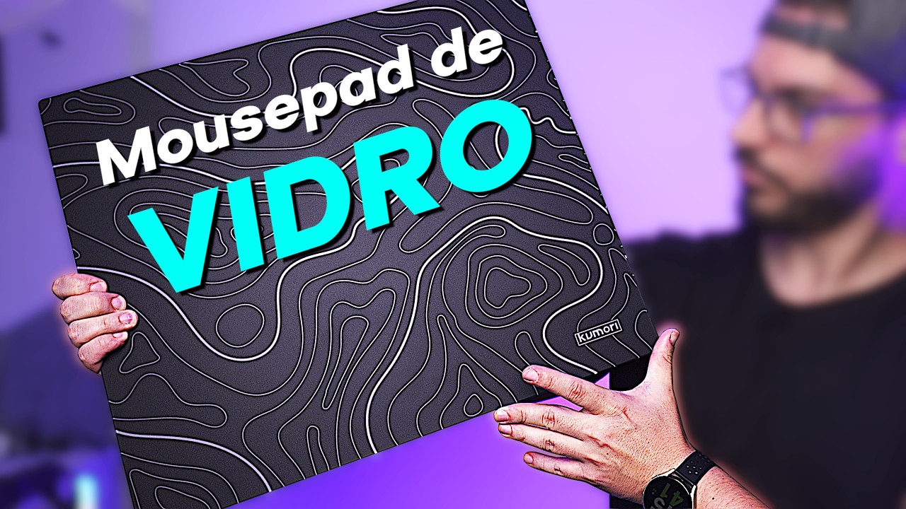 Mousepad de VIDRO com qualidade sem igual e foi feito no Brasil! Kumori Glasspad Speed Review