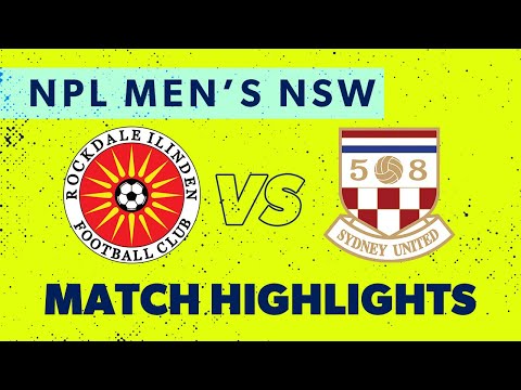 NPL Men's NSW Round 25 Highlights – Rockdale Ilinden v Sydney United 58