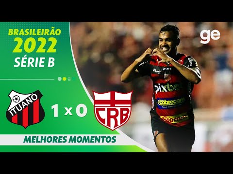 Gols e lances de Ituano x CRB