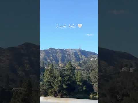 Hike with me in Hollywood #morena #naturalgirl #model #fitgirl