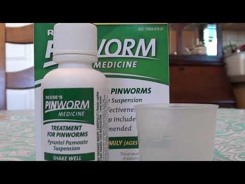 A pinworm paraziták elleni gyógyszerek A pinworms elleni gyógyszer