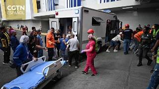 Tras el terremoto en Venezuela, familiares buscan sin descanso a sus seres queridos