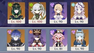 【原神】Ver.Luna Ⅷ 螺旋12層 激化ネフェル＆過負荷フリンズで星9攻略【Genshin Impact】