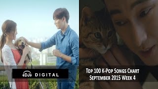 Top 100 K-Pop Songs Chart - September 2015 Week 4