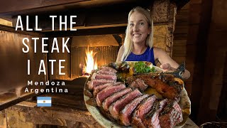 Explore Mendoza's Best Steakhouses 🇦🇷 | All the Steak I ate in Mendoza a Culinar
