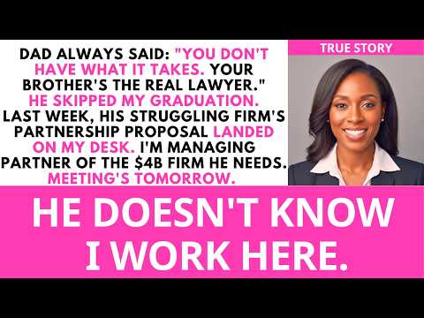 Dad Said "You'll Never Be A Real Lawyer" - His Firm Applied To Mine | Sweet Comfort Stories