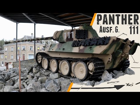 Panther Ausf.G - War Monument Houffalize - walkaround.