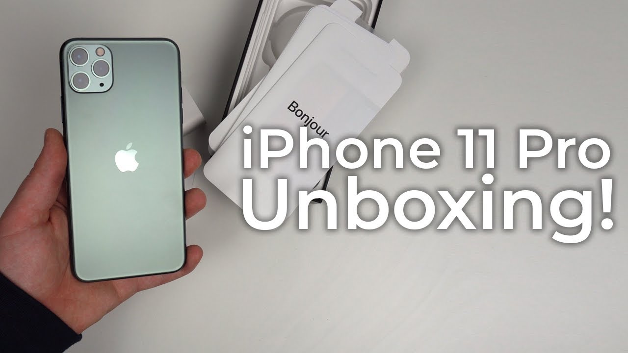 iPhone 11 Pro Max Unboxing - Midnight Green