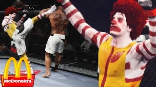 Ronald McDonald Is Back and Giving Everyone Combos! EA Sports UFC 2 Online Gameplay