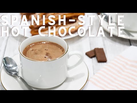 Spanish-style Hot Chocolate | Chocolate Caliente | Anitas Delights