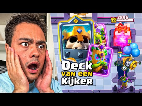 Ik Speel met Jouw Deck op Clash Royale...