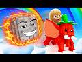 空を飛んで超激レアブレインロットを手に入れるロブロックス (Roblox)