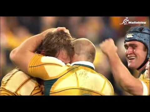 Rocky Elsom Scores a try against NZ, Sydney, 2008.