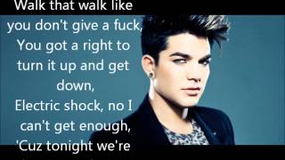 Adam Lambert - Cuckoo (Lyrics)