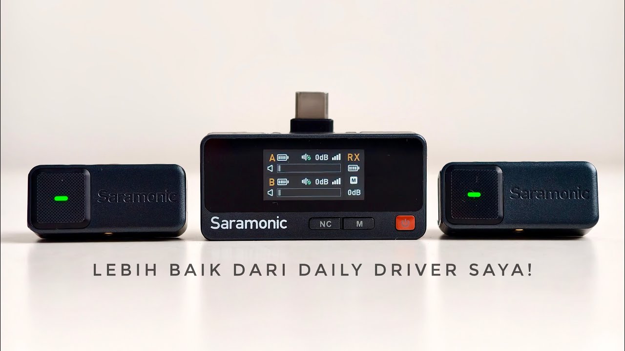 Mic wireless bagus calon jadi daily driver saya! SARAMONIC AIR - Unboxing Test