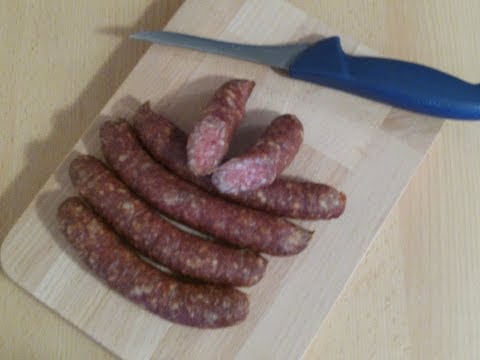 Cabanossi Wurstherstellung